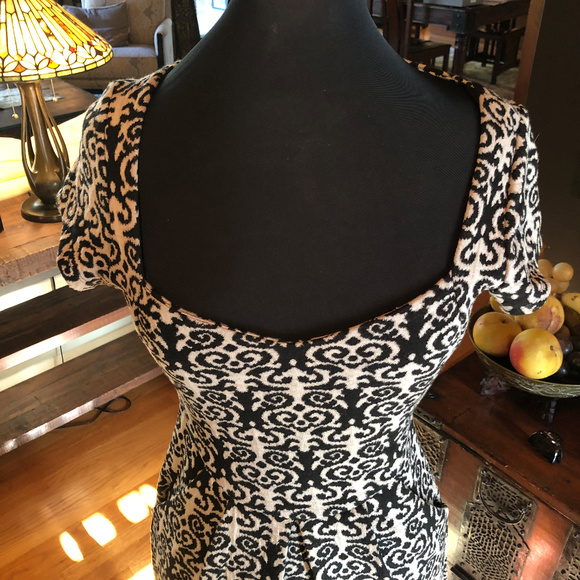 Deletta Caledonia Dress Black & Grey Size XS - Picture 3 of 8